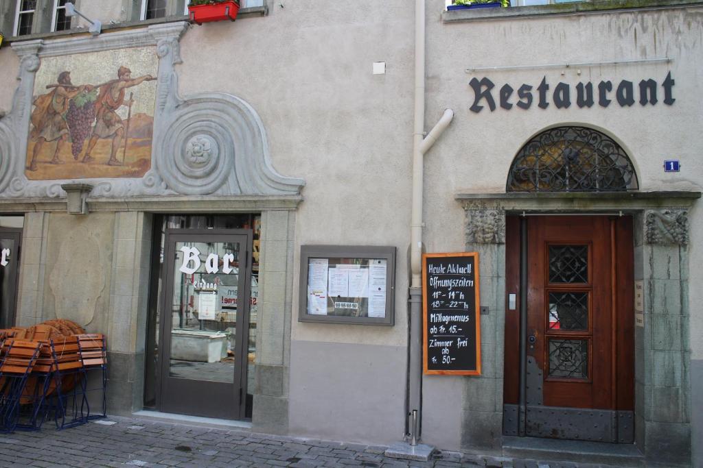 Zunfthaus Zur Rebleuten Chur Exterior foto